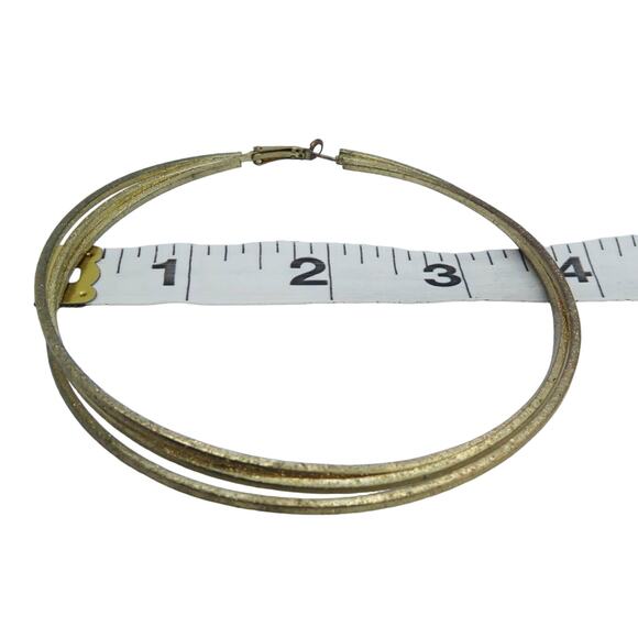 Y2k Candies Large Gold Hoop Earrings Chunky Giant Hoops - Picture 6 of 7